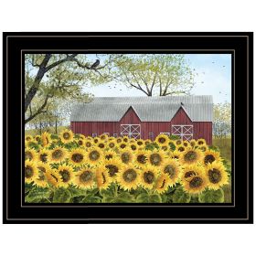 "Sunshine" by Billy Jacobs, Ready to Hang Framed Print, Black Frame