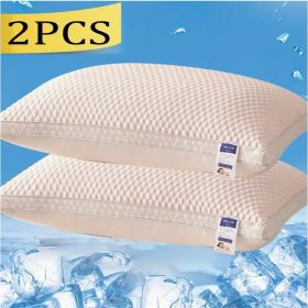 Cooling Breathable Tofu Pillows 2 PACK (Option: pink)
