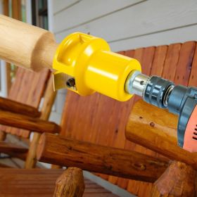 Tenon Cutter, 1.5in 38 Mm Diameter, With Dual Curved Blades & Button Screws Home Master Kit, Premium Aluminum & Steel Log Furniture Cutter, Comme (Option: red)